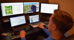 Our business analyst, Stephen, works at the NOC.