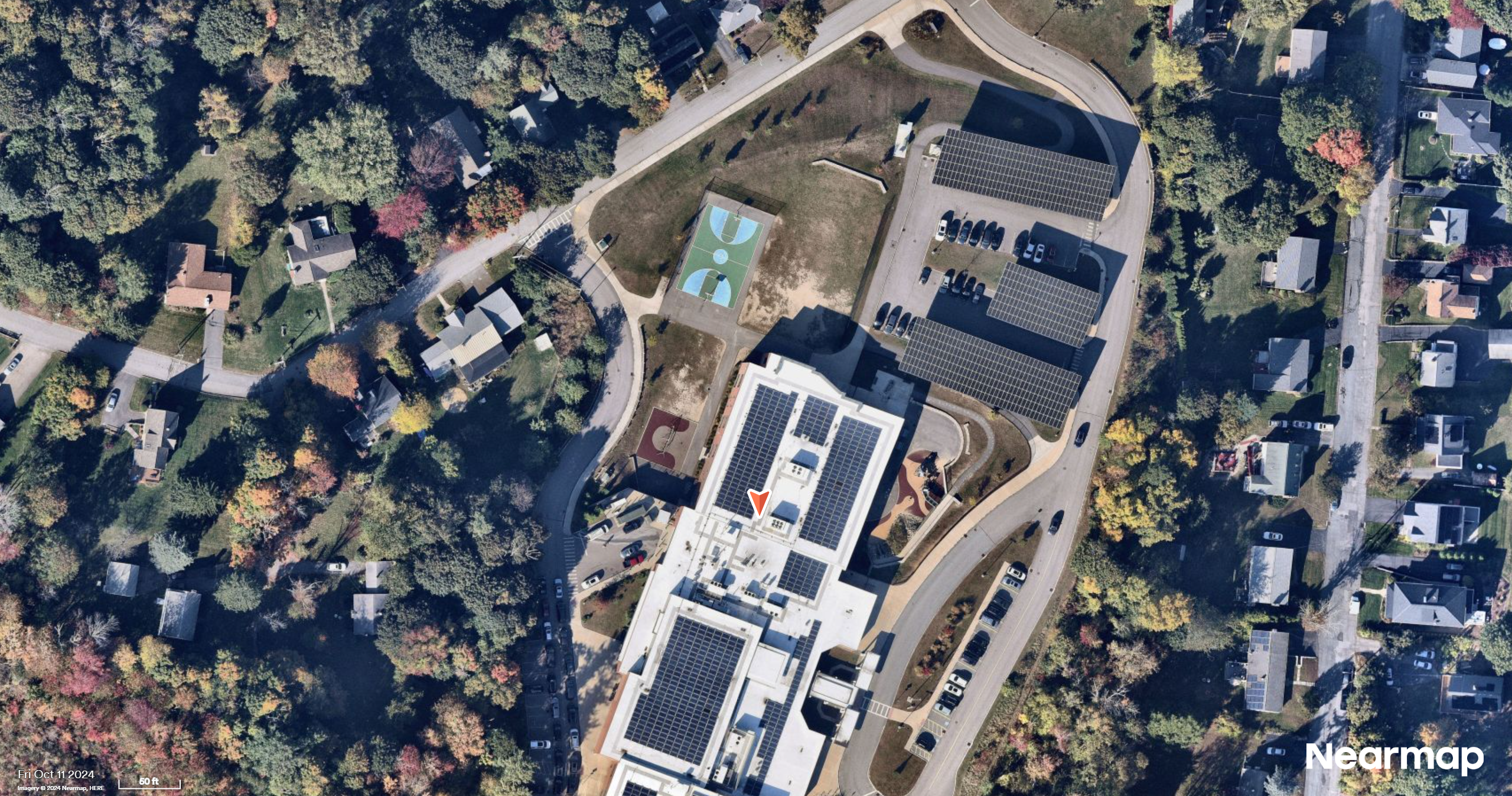 Public school canopy, Worcester, MA